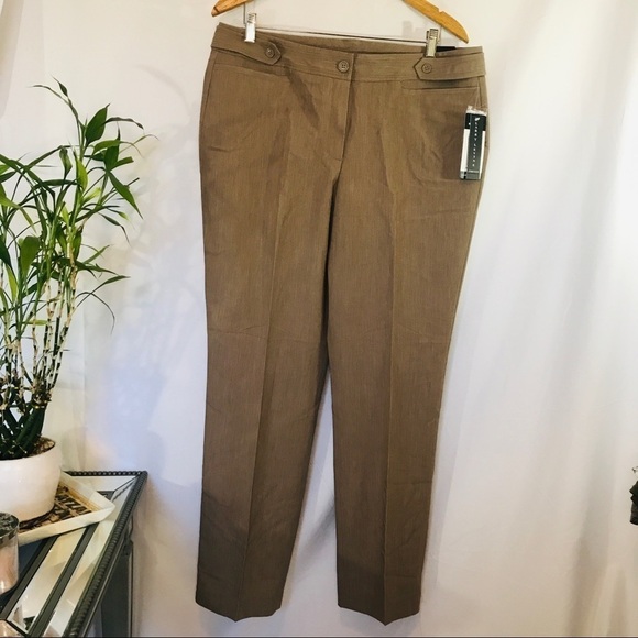 Larry Levine Slim Leg Pants Size 16 - Picture 1 of 9